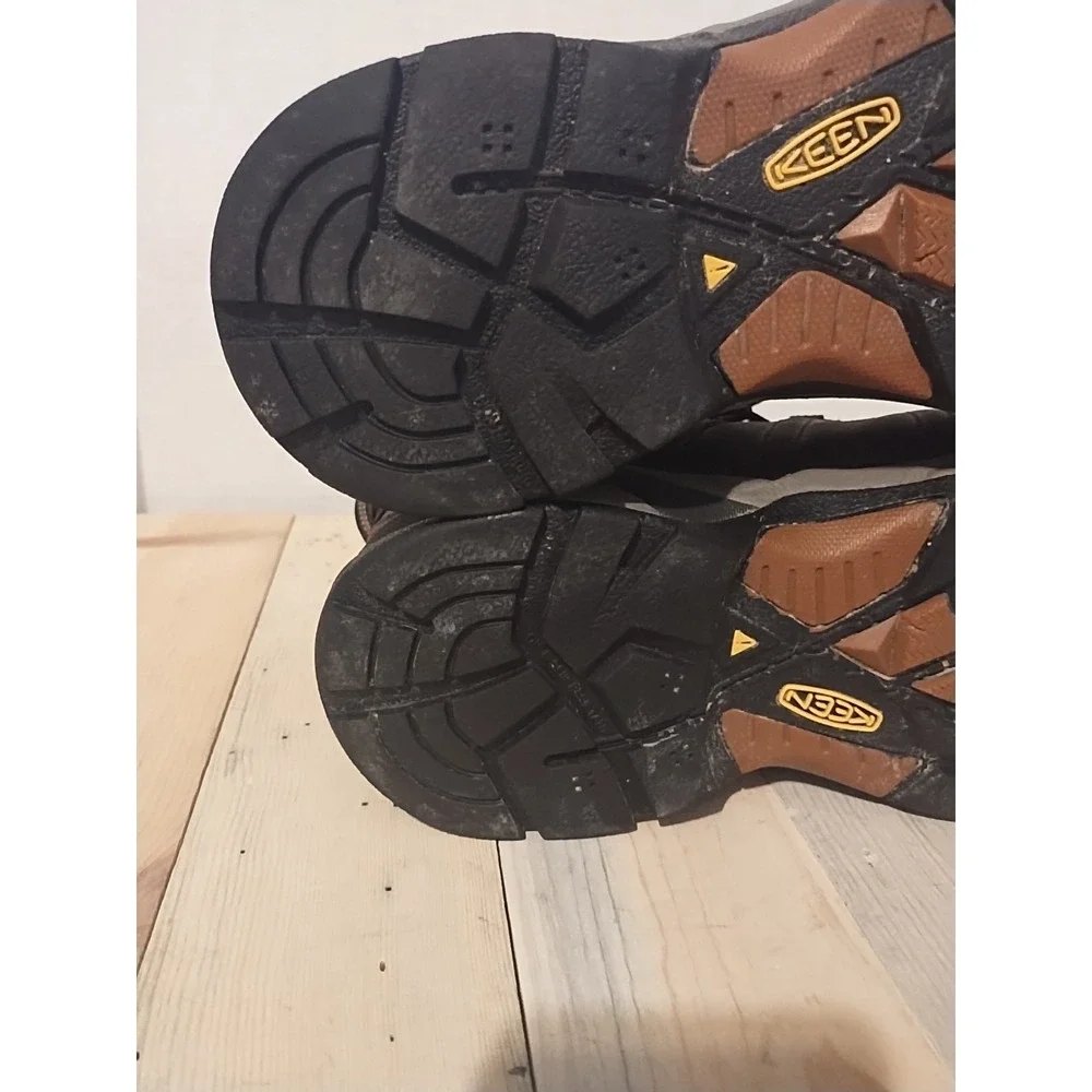Keen Utility Men's Detroit XT Mid Soft Toe Waterproof Work Boots Brown Size 12 D